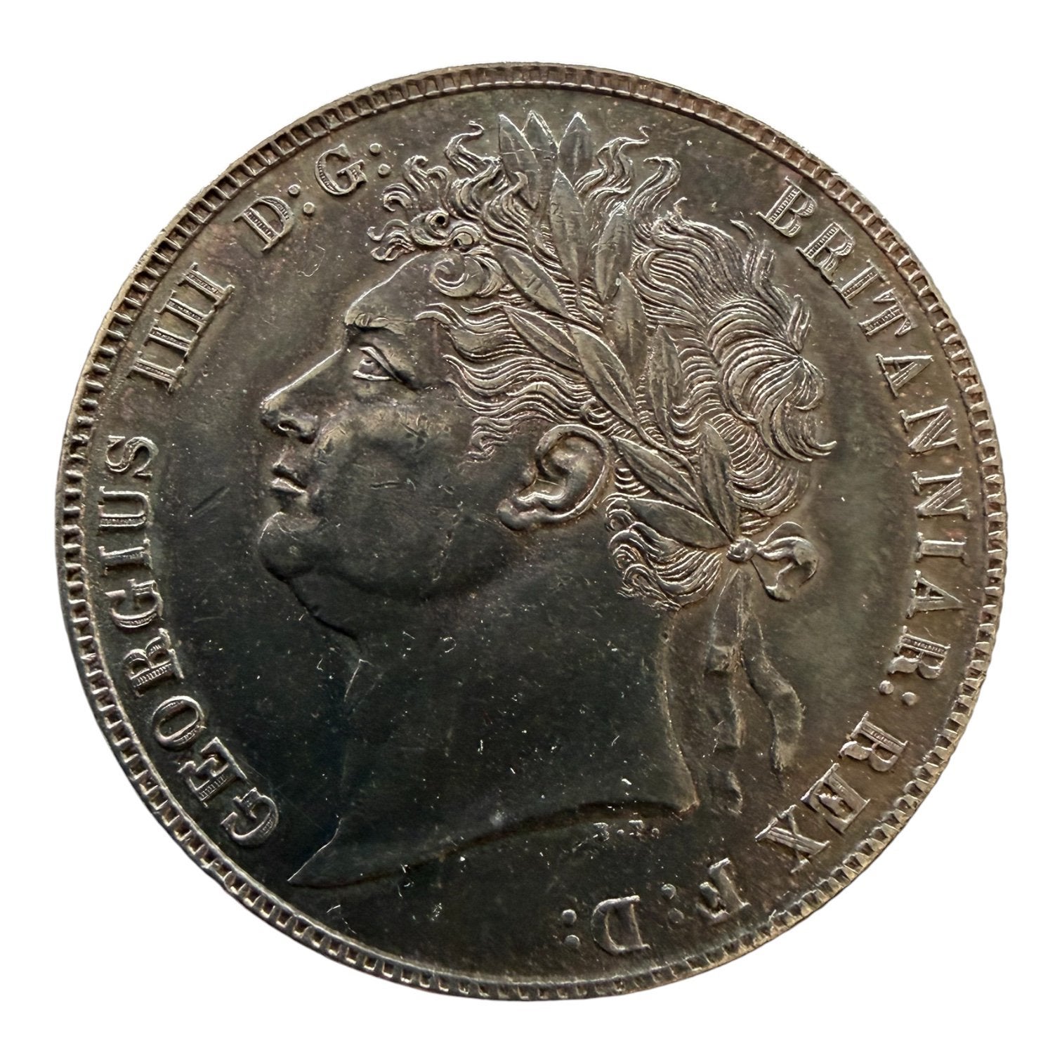 Half Crown 1821 Top Staat, Postzegels en Munten, Munten | Europa | Niet-Euromunten, Ophalen