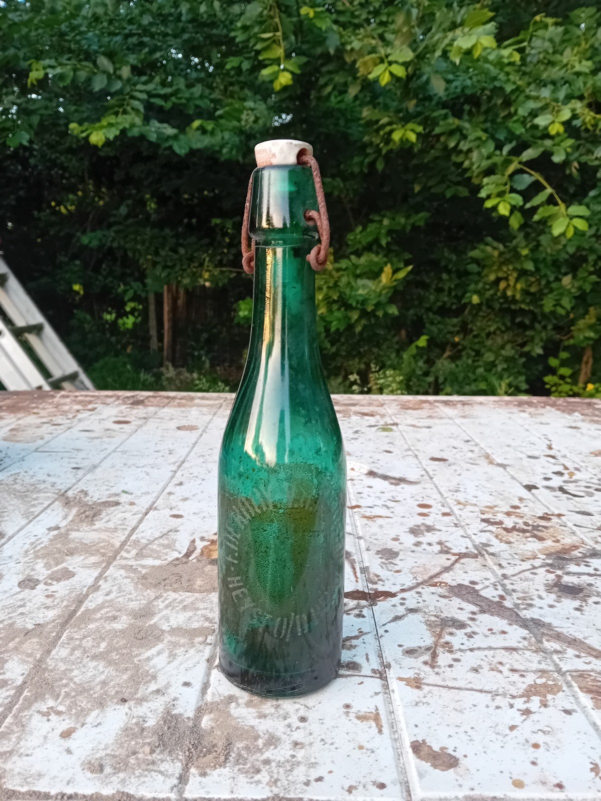Oude vintage bierfles brouwerij De Rooy Heist op den berg, Enlèvement ou Envoi
