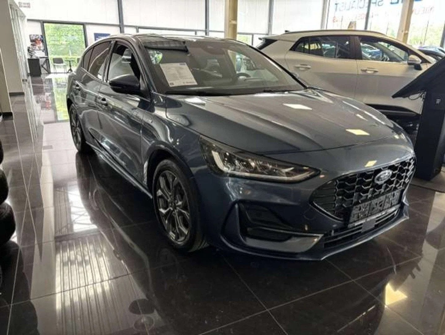Ford Focus Focus 1.0 EcoBoost MHEV ST-Line Design/Navigatie/, Auto's, Ford, Focus, Stof, Gebruikt, Blauw
