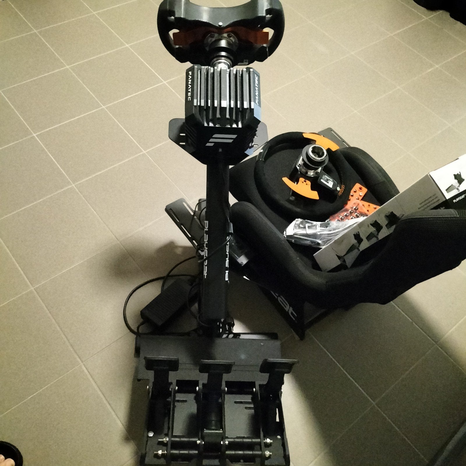 fanatec csl dd + csl v2 + playseat, Games en Spelcomputers, Ophalen, Gebruikt