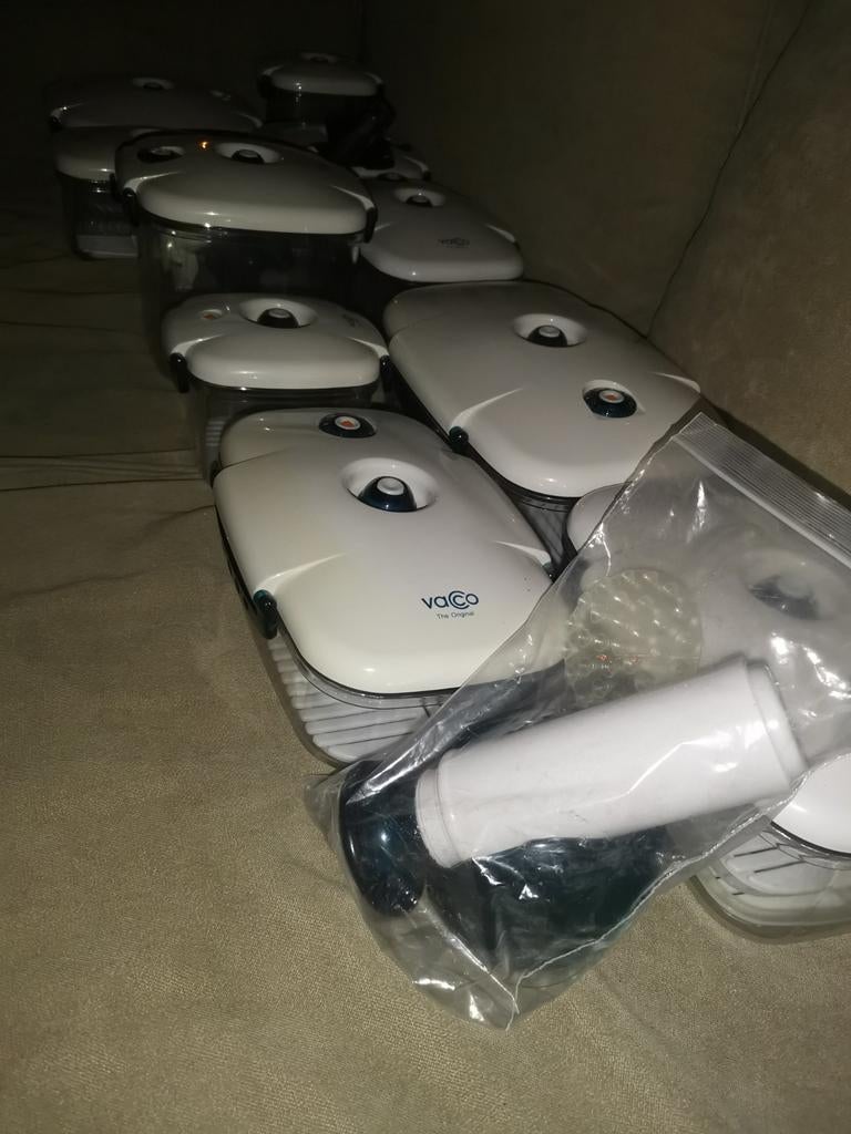 Vacuum potjes, Ophalen