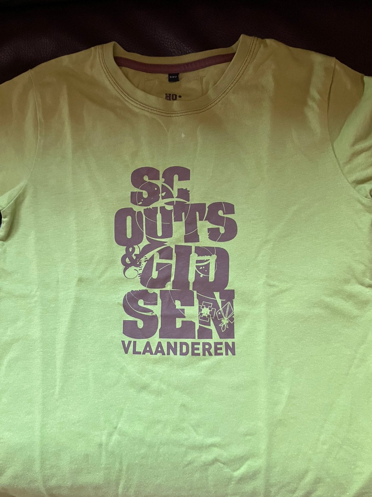 Scouts t-shirt maat 7/8y, Verzamelen, Scouting, Ophalen, Gebruikt, Kleding