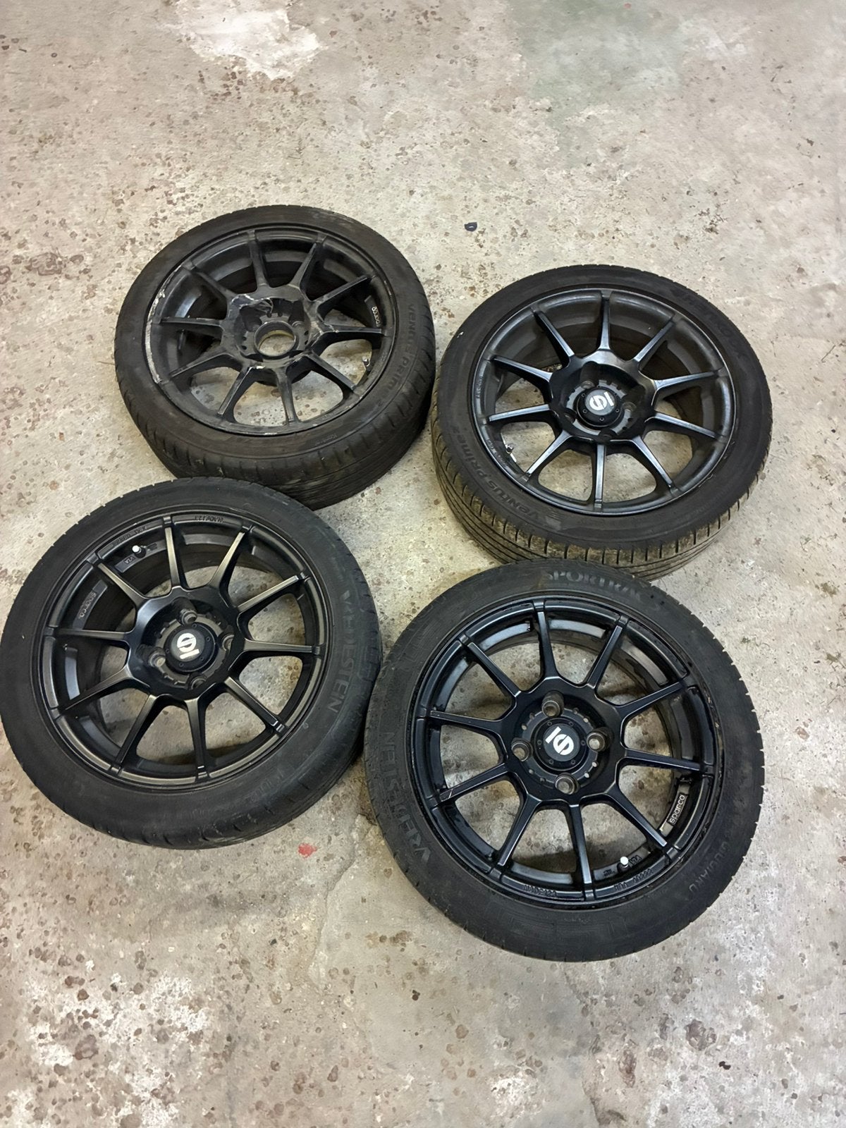 Sparco Assetto Gara 15 inch (4x108 ET26), Auto-onderdelen, Ophalen, Gebruikt, 15 inch, Banden en Velgen