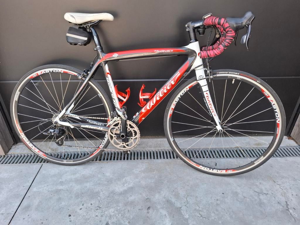 RACEFIETS WILIER - Carbonkader rood en wit - Medium - Sram, Enlèvement