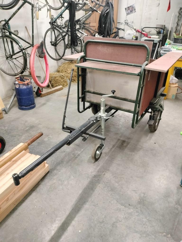 Kar / aanhangwagen motoculteur, Tuin en Terras, Ophalen