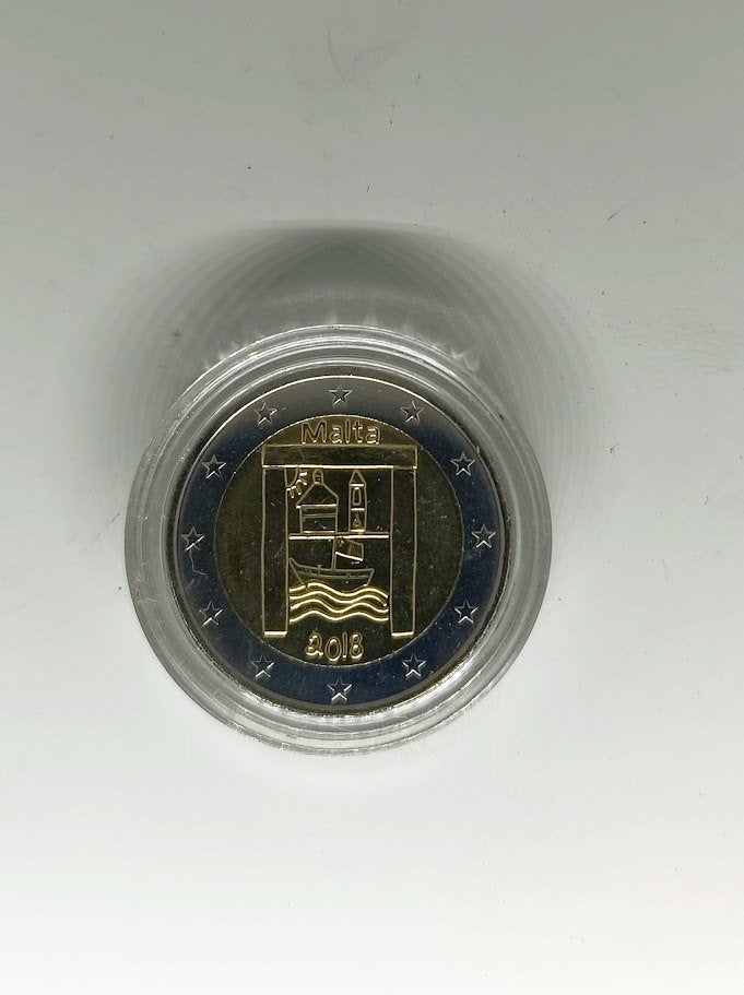 Malta 2018 Cultural Heritage, Timbres & Monnaies, Monnaies | Europe | Monnaies euro, Enlèvement ou Envoi, Malte, 2 euros, Monnaie en vrac