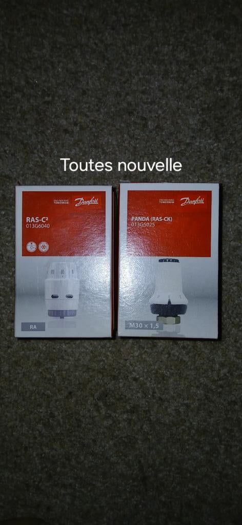 Vanne thermostatique danfoss à visser ou clipser, Bricolage & Construction, Enlèvement