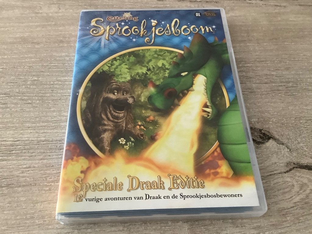 Efteling Sprookjesboom DVD: Speciale draak editie (2009), Europees, Nederlands, Zo goed als nieuw, Poppen of Stop-motion