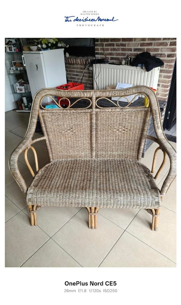Rieten tuinstoel, Tuin en Terras, Ophalen