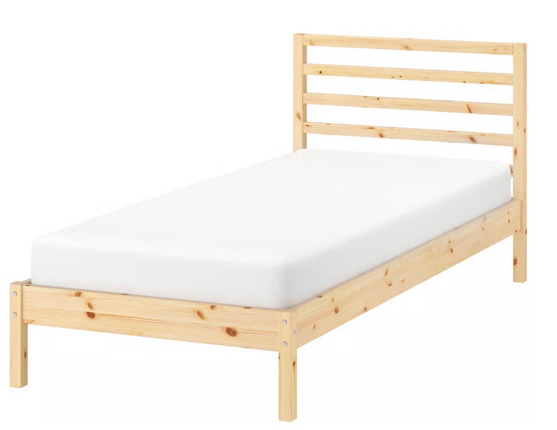 Cadre de lit tarva 1 personne, Maison & Meubles, Chambre à coucher | Lits, 90 cm, Une personne, Enlèvement, Utilisé