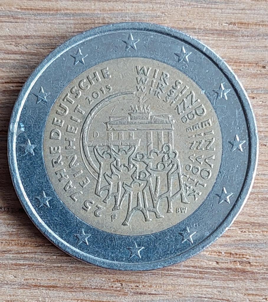 2 euro Duitsland 2015 Duitse Eenheid F 🇩🇪, Postzegels en Munten, Munten | Europa | Euromunten, Verzenden, Duitsland, 2 euro