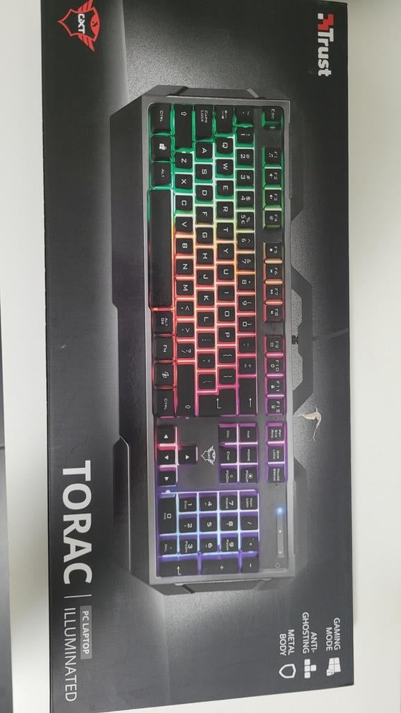 Trust GXT 856 Torac metal illuminated gaming keyboard, Enlèvement