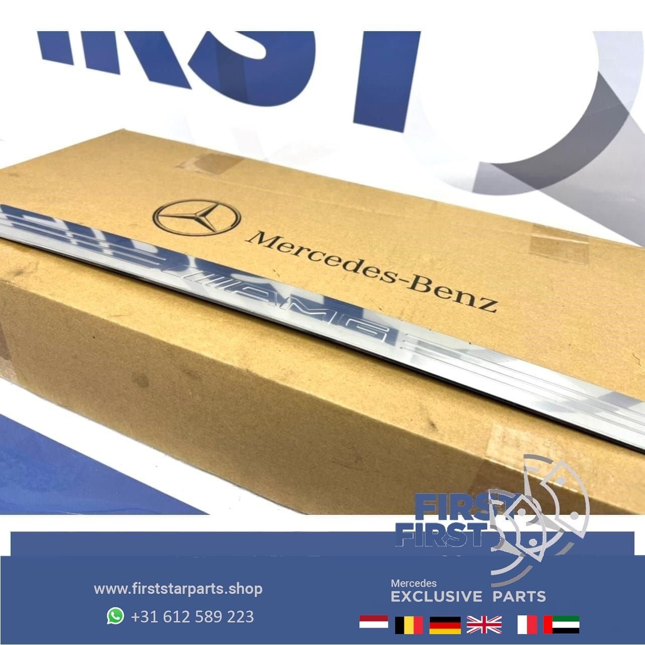 MERCEDES ORIGINELE AMG INSTAPLIJST DORPEL LIJST A B C E GLK, Utilisé, -, Gauche, -