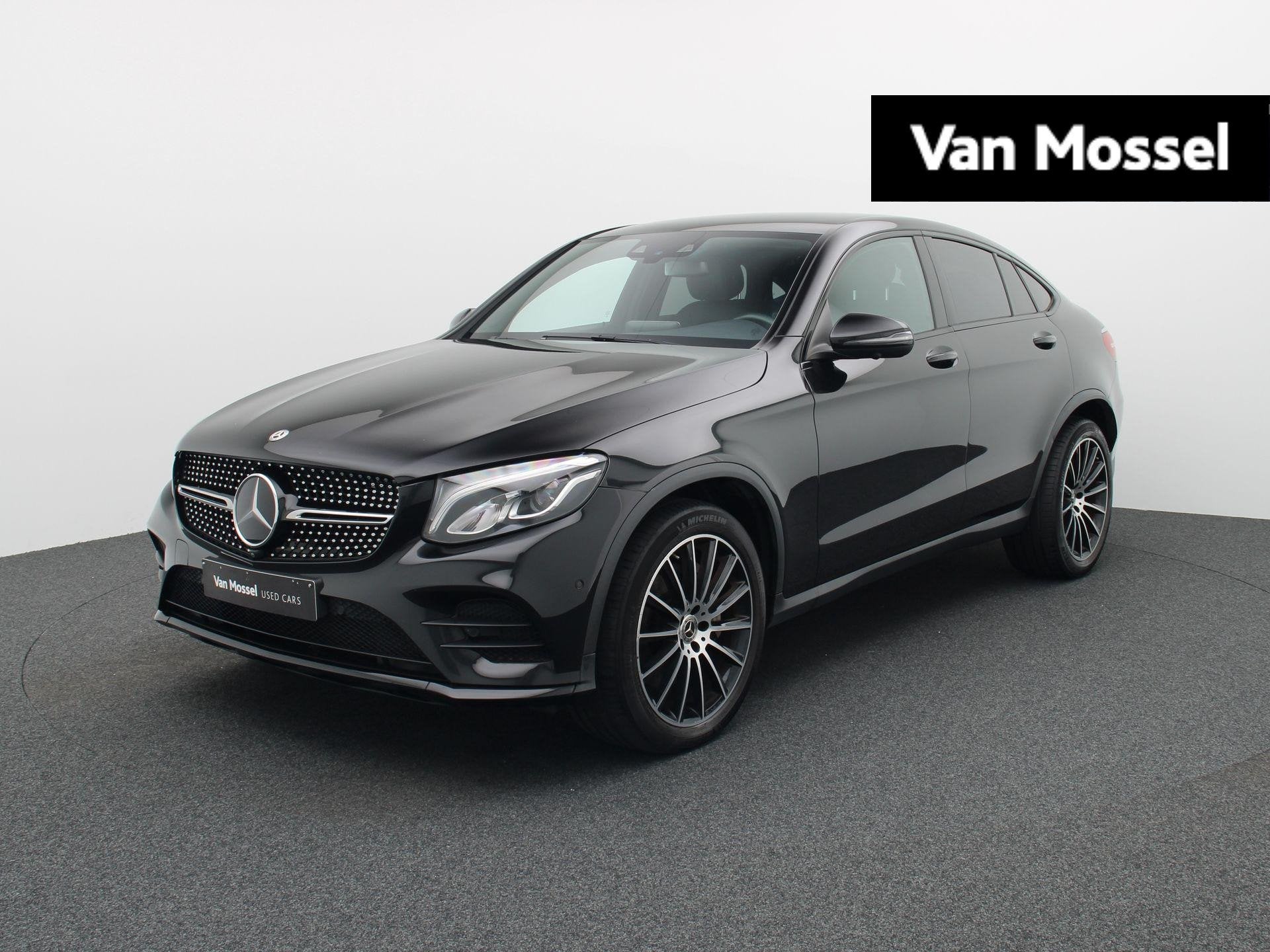 Mercedes-Benz GLC Coupé 250 4MATIC AMG LINE + LEDER + 360 C, Auto's, Automaat, Dealer onderhouden, Gebruikt, 4 cilinders