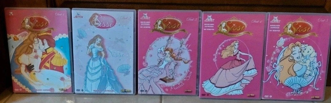 Prinses Sissi DVD collectie – Deel 1 t/m 8 compleet, Cd's en Dvd's, Alle leeftijden, Nederlands, Overige soorten, Zo goed als nieuw