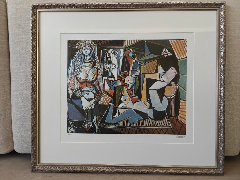 Pablo Picasso Signed - The Women of Algiers, Antiek en Kunst, Ophalen