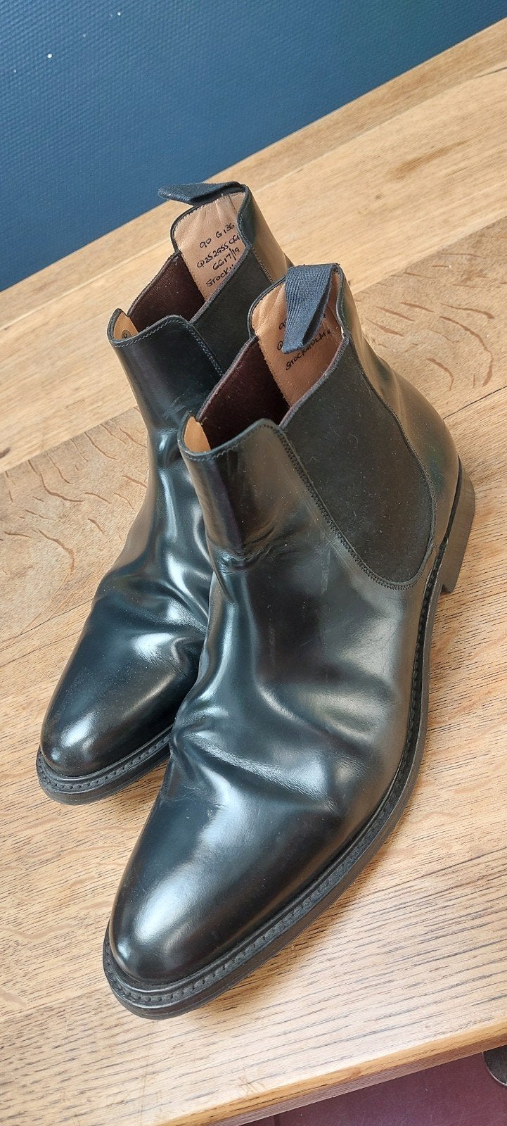 Bottines Chelsea Church's Stockwell – Cuir Noir – Taille 43, Enlèvement ou Envoi, Noir
