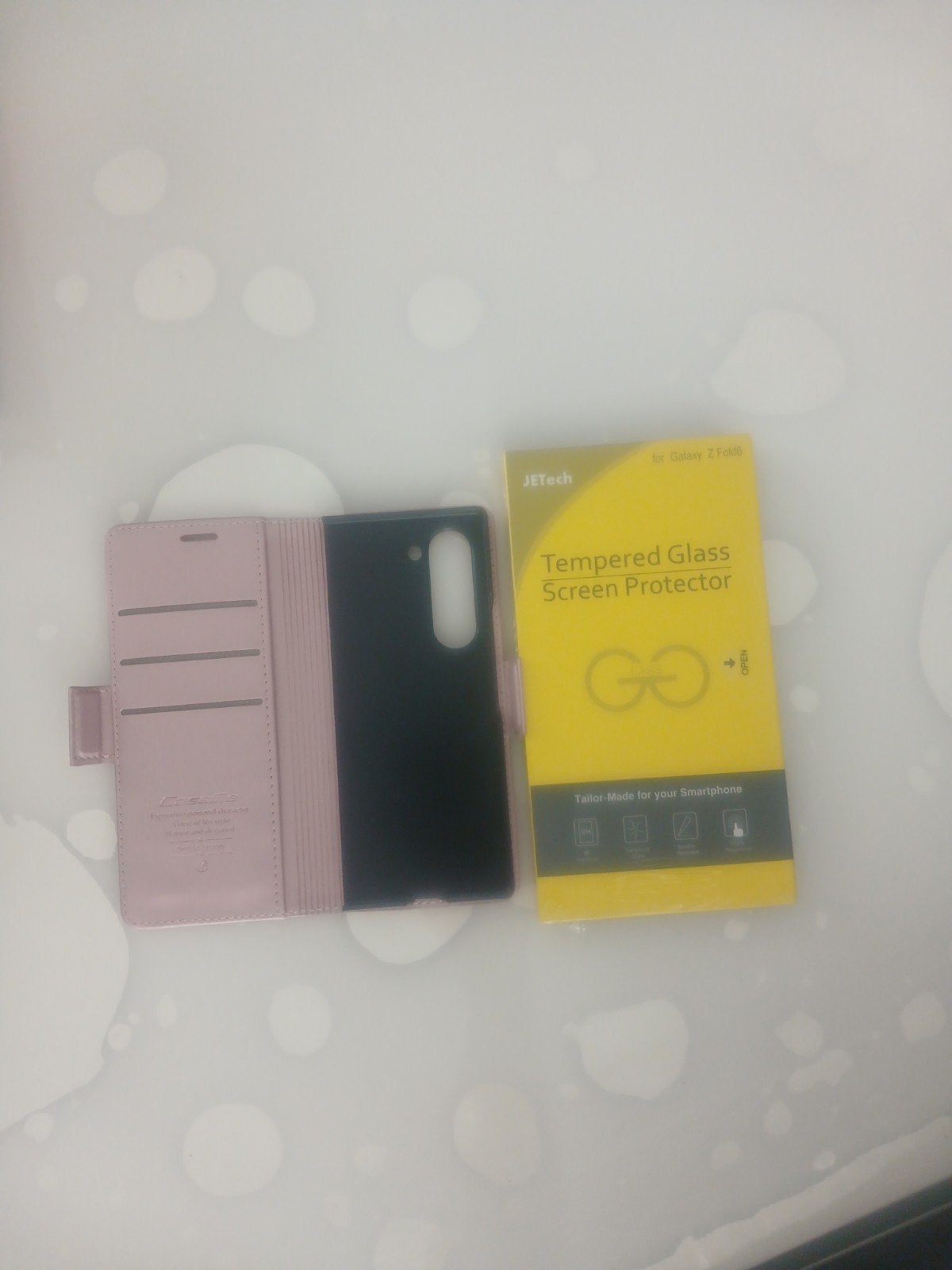 Z Flip 6 Screen protector + Hoesje, Ophalen, Nieuw, Hoesje of Tasje, Roze