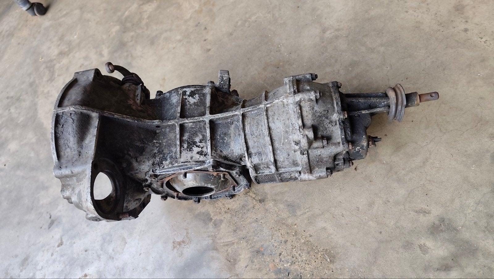 Boîte de vitesses semi-longue VW cox, Enlèvement