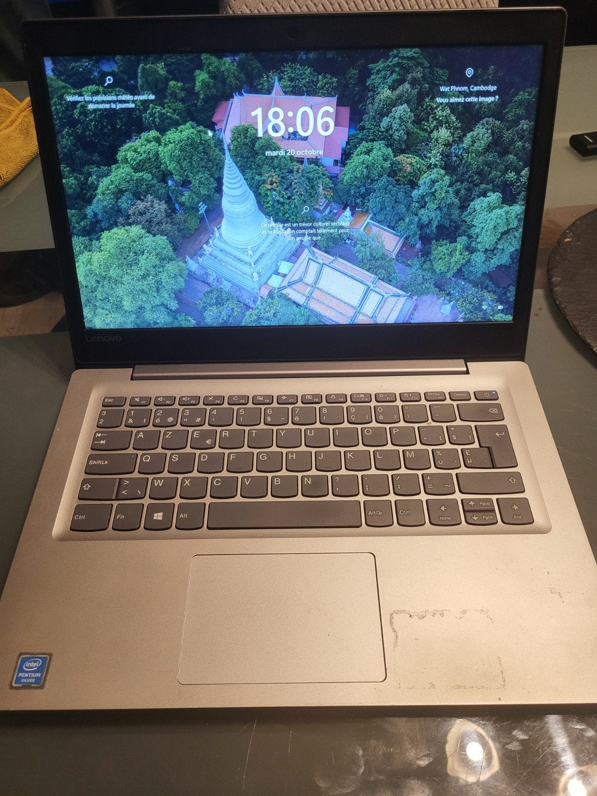 pc portable lenovo, Pentium silver n5000, Comme neuf, Enlèvement, SSD