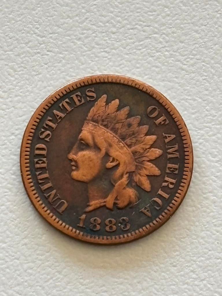One cent USA 1883, Ophalen, Noord-Amerika, Losse munt
