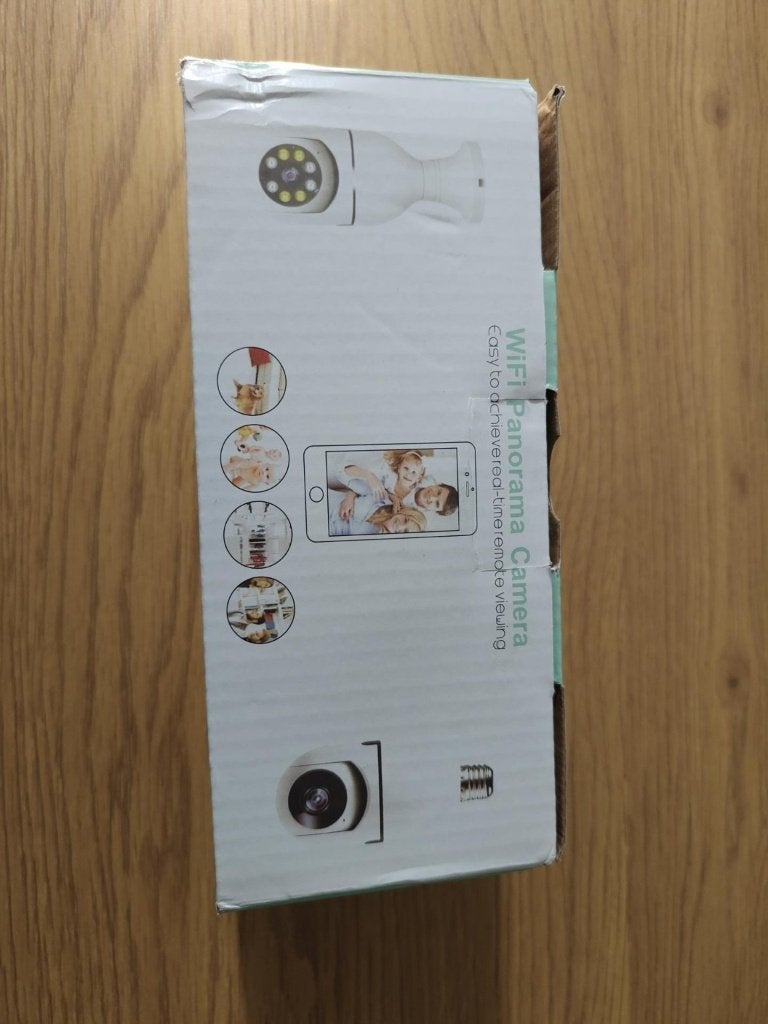Caméra de sécurité WiFi Panorama — Caméra à lampe E27, Enlèvement ou Envoi, Neuf, Caméra d'intérieur