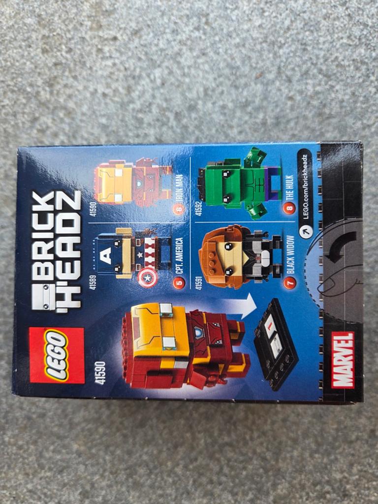 Lego Brick heads - Iron man *gesloten doos*, Kinderen en Baby's, Speelgoed | Duplo en Lego, Ophalen