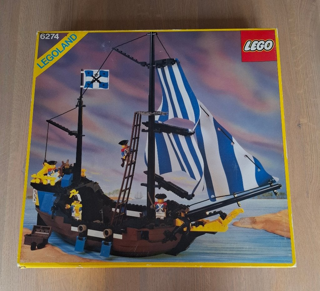 Lego piraten schip 6274 - Carribean Clipper, Inclusief instructies, Lego, Zo goed als nieuw, Complete set