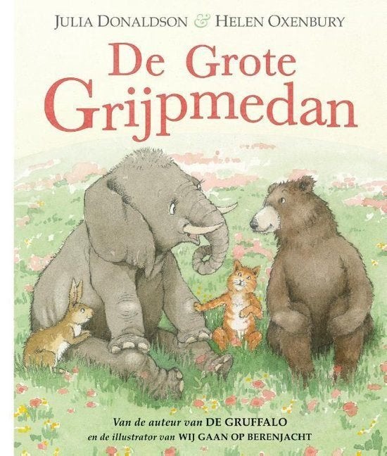 boek: de Grote Grijpmedan/Julia Donaldson & Helen Oxenbury, Boeken, Ophalen of Verzenden, Zo goed als nieuw, Fictie algemeen, Voorleesboek