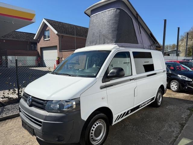 VW Camper Bus 2.0 TDI 3 Zits Airco Schuifdeur! Euro 5!, Autos, Euro 5, Entreprise, 3 places, 5 portes