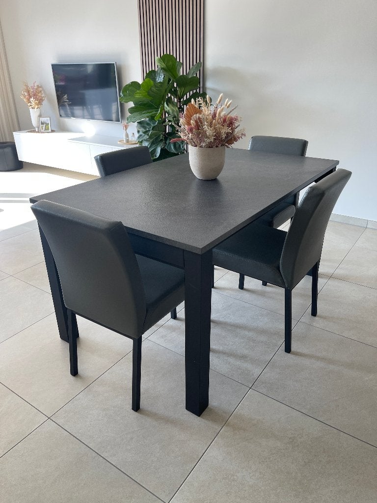 Table et 4 chaises, 150 à 200 cm, Cinq personnes ou plus, Enlèvement, Utilisé