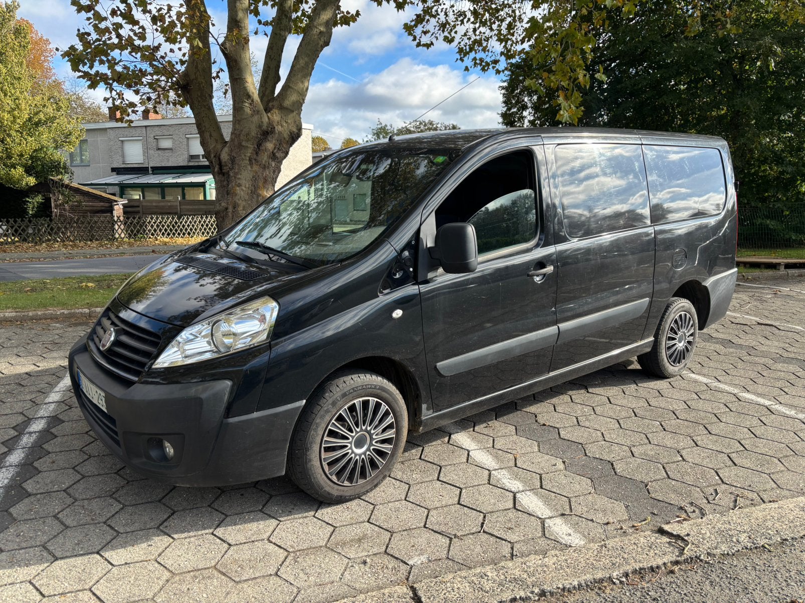 Fiat Scudo 2010 voor export of opmaak., Auto's, Stof, Zwart, Bedrijf, Grijs