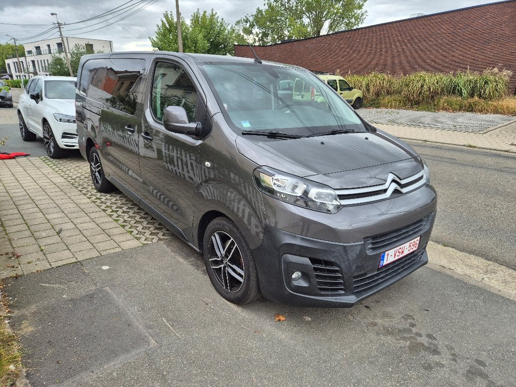 Citroën jumpy double cabine, Autos, 90 kW, Argent ou Gris, Citroën, Noir