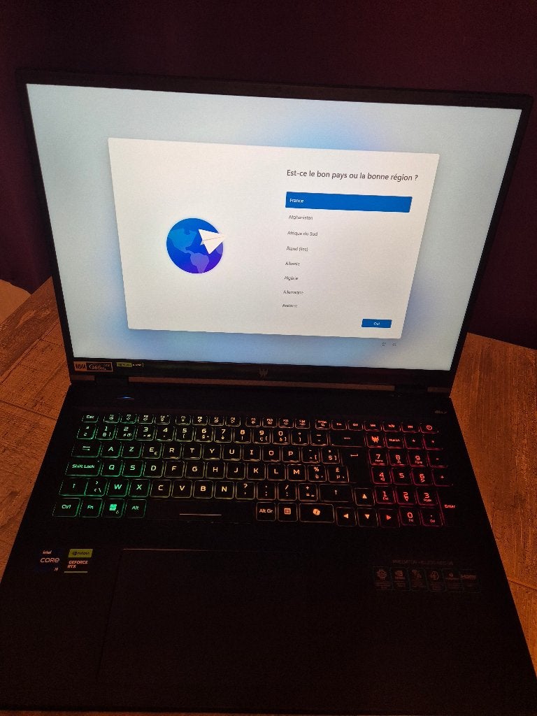 Pc portable Acer predator Helios neo 18 pouce en garantie, 32 GB, Intel Core i9, Comme neuf, Enlèvement