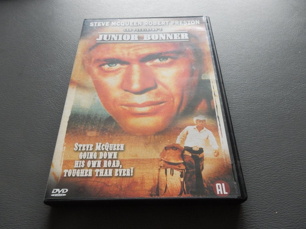 nr.2504 - Dvd: junior bonner - western - 1985, Alle leeftijden, Nederlands, Overige genres, Ophalen of Verzenden