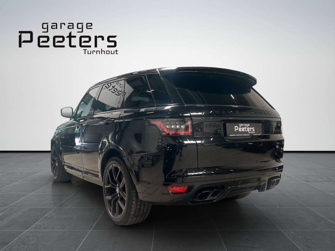Land Rover Range Rover Sport SVR (bj 2022), Automaat, Zwart, Leder, Bedrijf