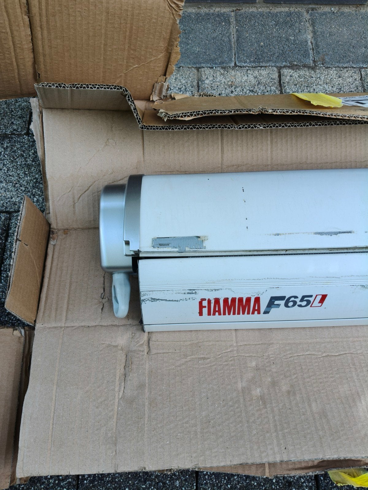 Fiamma F65L luifel lang 490 cm., Caravans en Kamperen, Ophalen, Gebruikt