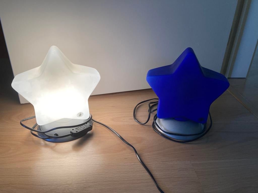 Nachtlamp, Ophalen, Zo goed als nieuw, Glas, Minder dan 50 cm