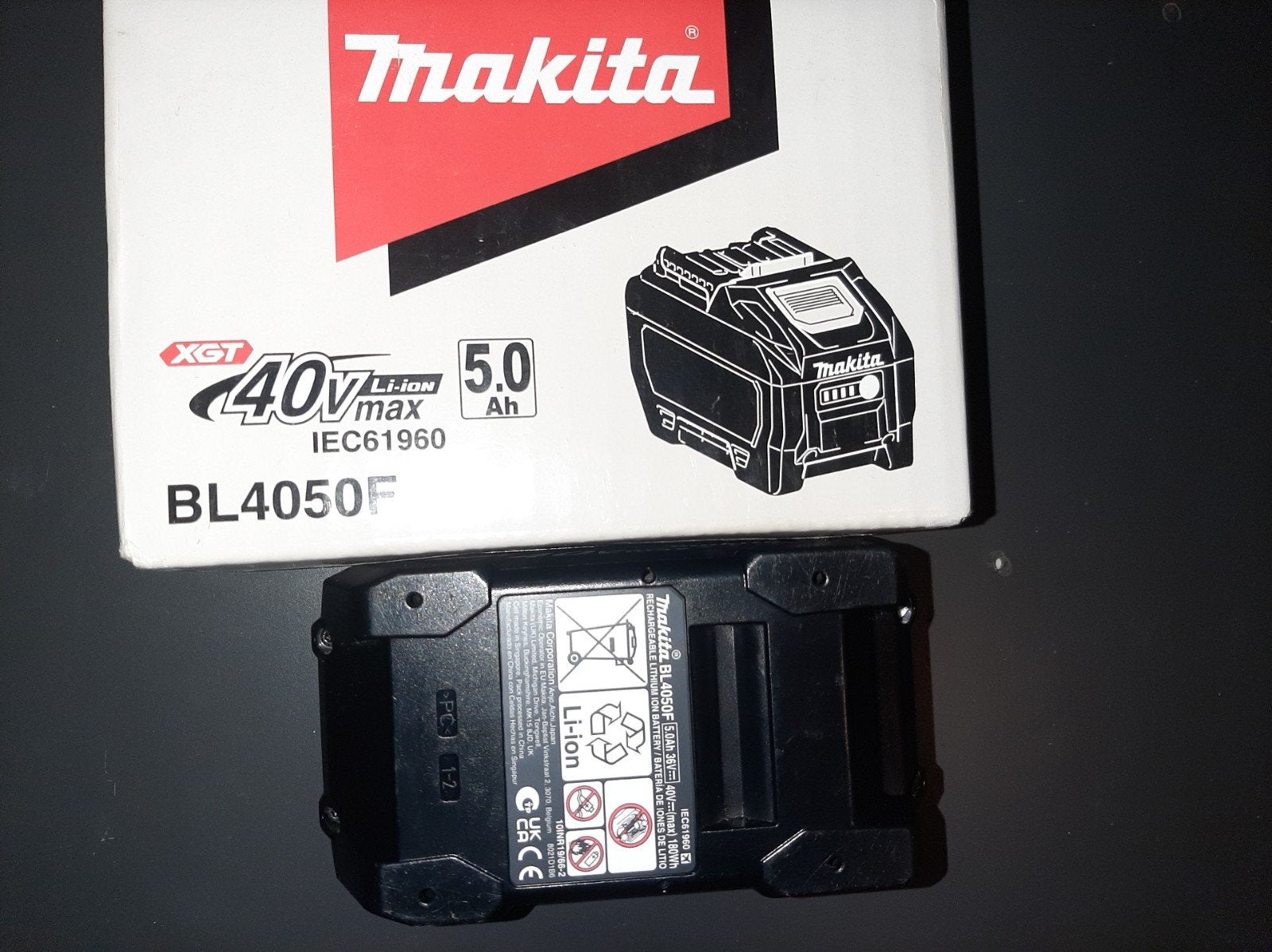NIEUWE Makita 40V 5Ah batterij, Ophalen, Nieuw