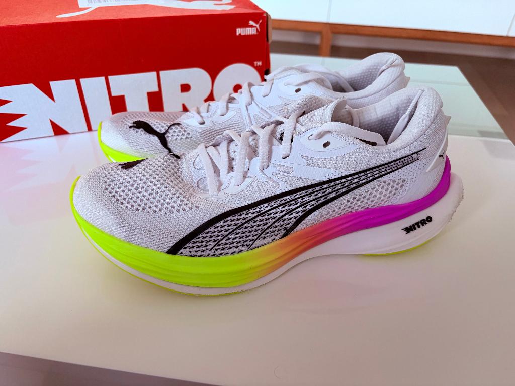 Chaussures de running Puma Deviate Nitro 3 – plaque carbone, Vêtements | Hommes, Chaussures, Comme neuf, Enlèvement, PUMA, Chaussures de sport