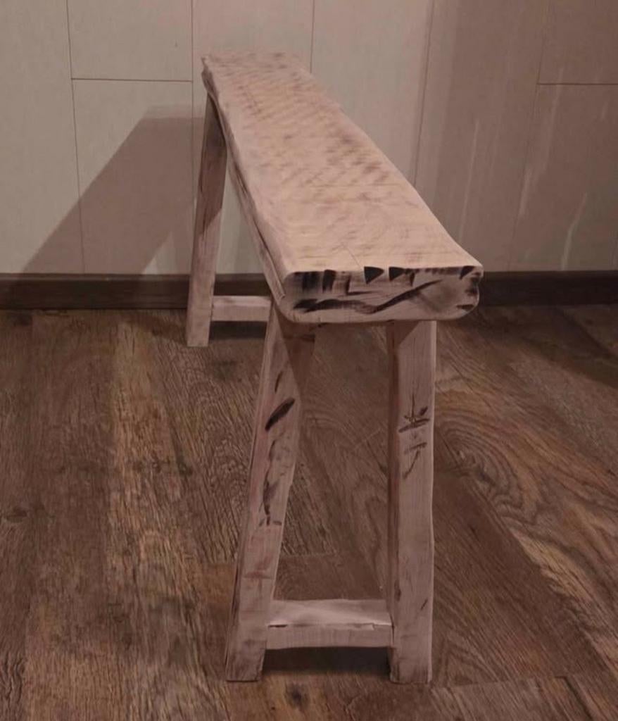 Houten bankje beuk, Ophalen