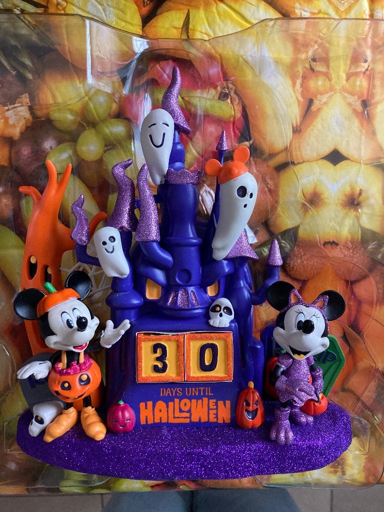 Mickey Minnie ( Disney ) Halloween Countdown Calendar beeld, Ophalen of Verzenden, Mickey Mouse, Nieuw, Beeldje of Figuurtje