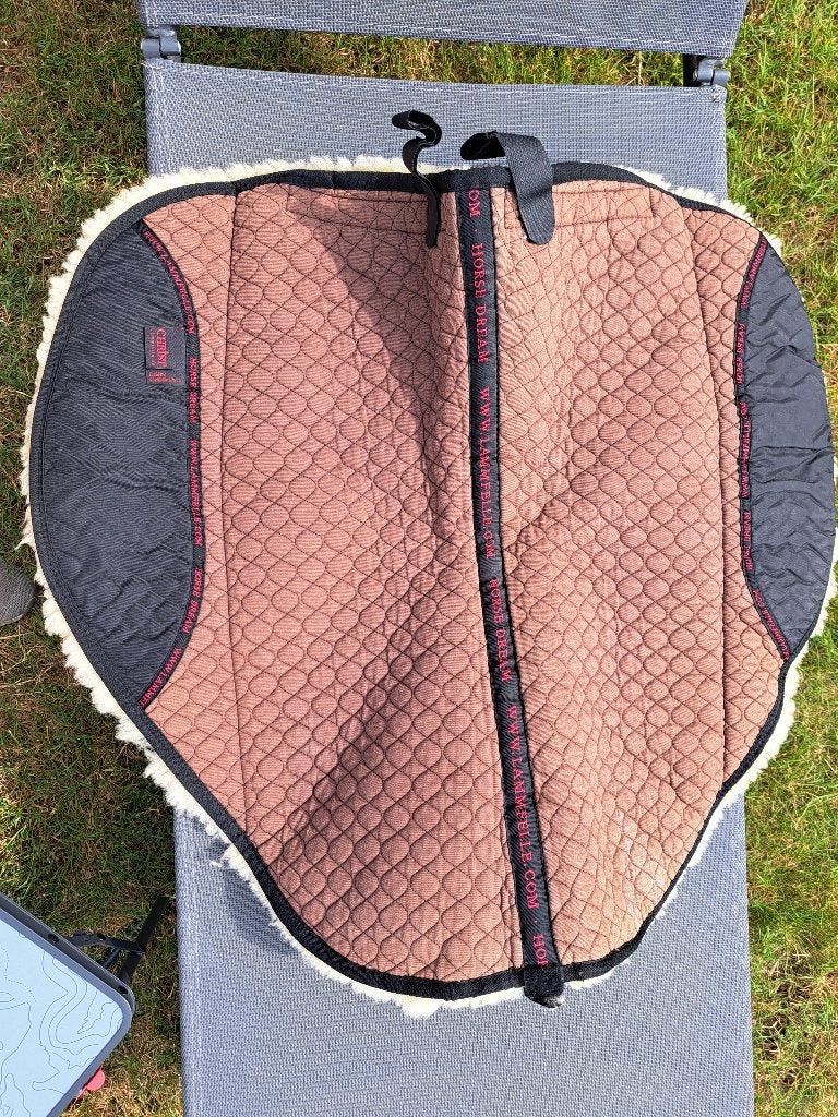 Christ westernpad met lamswol, Dieren en Toebehoren, Paarden en Pony's | Dekens en Dekjes, Ophalen, Gebruikt, Overige merken, Zadeldekje