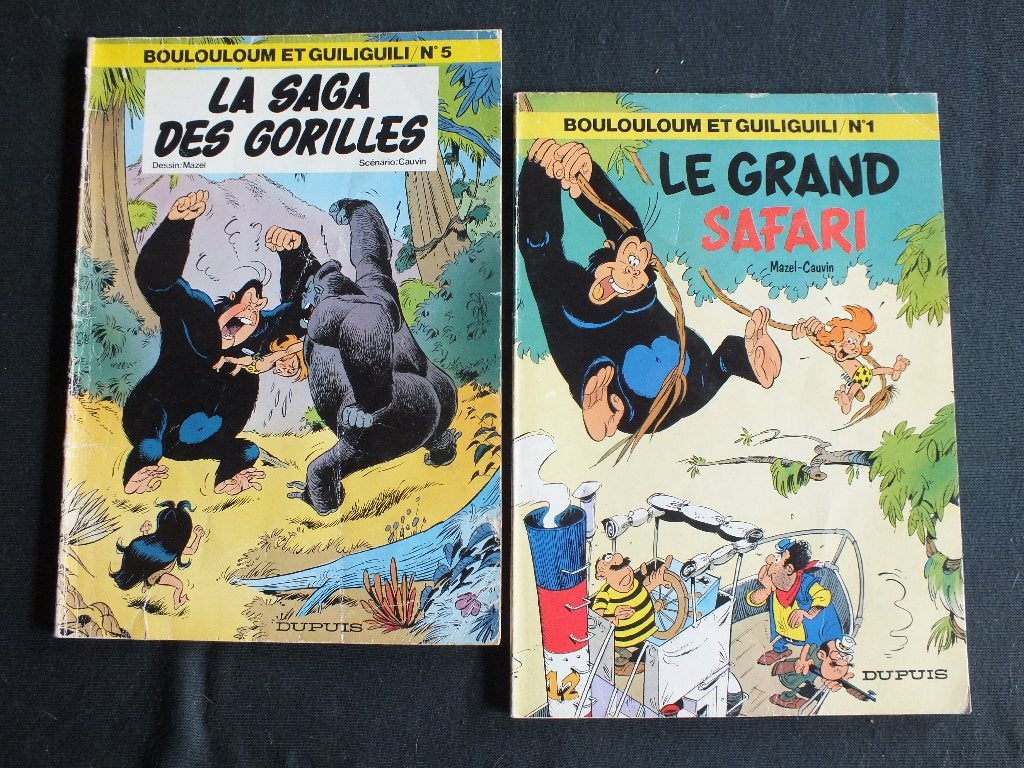 BOULOULOUM & GUILIGUILI (3 ALBUMS EO). EDITIONS DUPUIS, Enlèvement ou Envoi, Série complète ou Série, Utilisé, Mazel - Cauvin