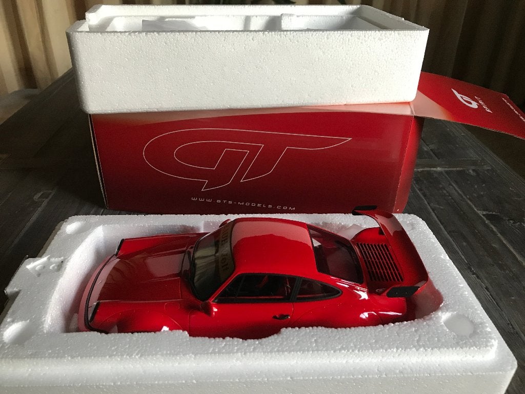 porsche 964 RWB 1:18 rood, Ophalen of Verzenden, Nieuw, Auto