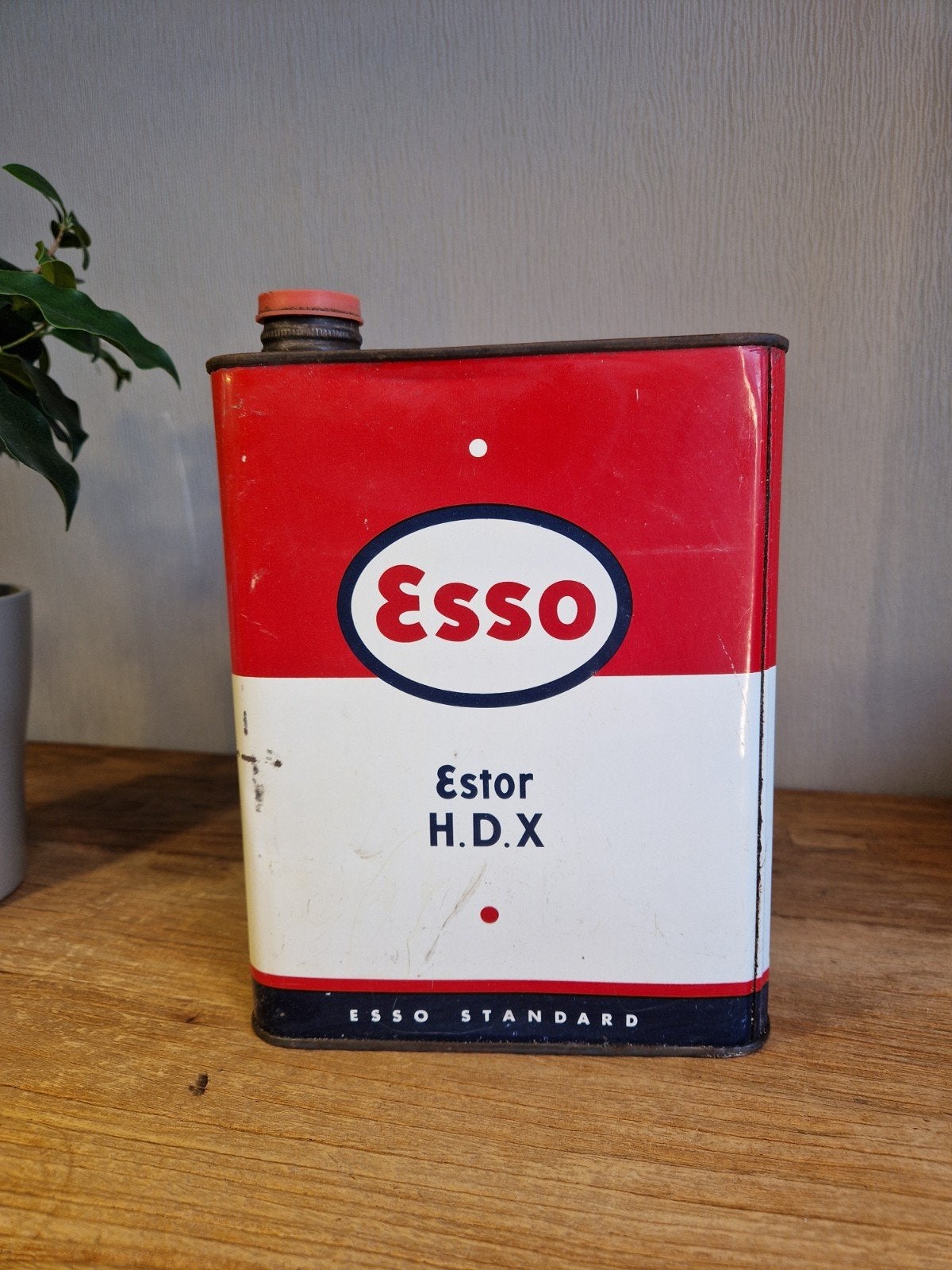 oud olie blik Esso Estor H.D.X, Ophalen of Verzenden