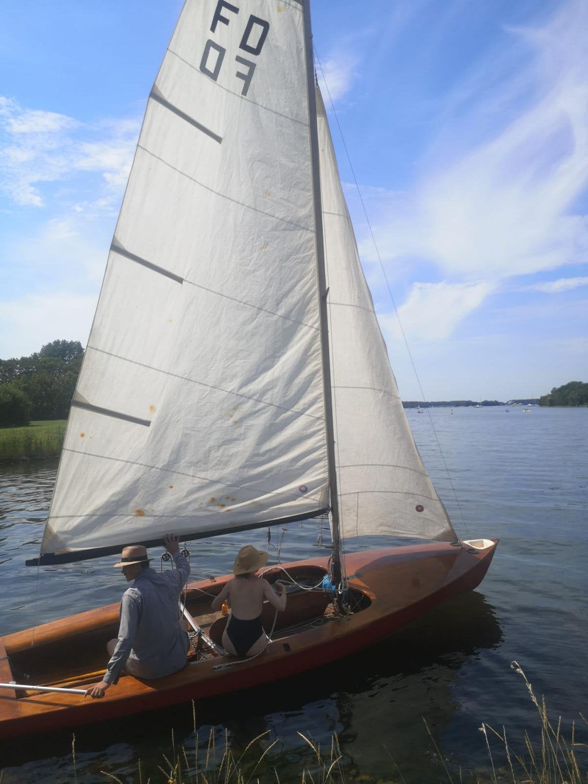 Zeilboot Flying Dutchman, Watersport en Boten, Ophalen, Gebruikt, Overige typen, Fok