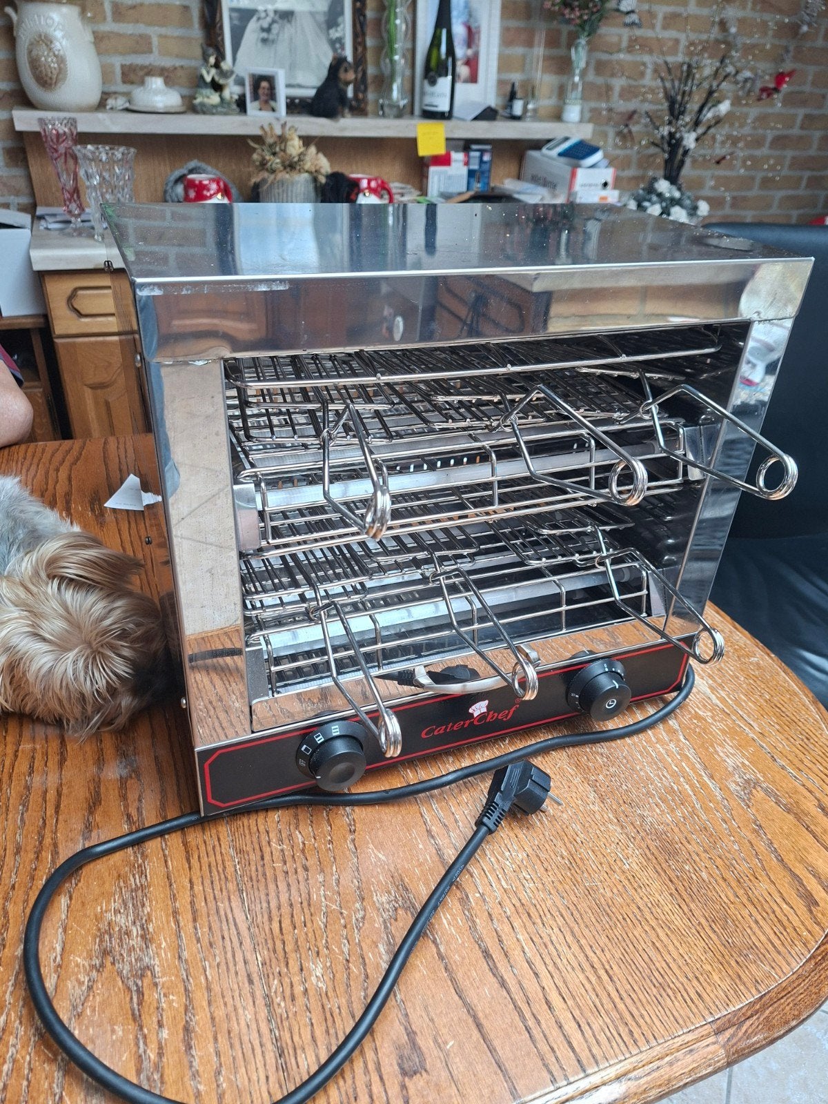 Grille-pain professionnel avec 6 pinces à croque de 3000 wat, Electroménager, Grille-pain, Enlèvement