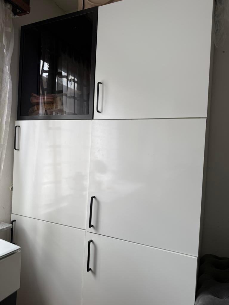 2 armoires à vendre – également disponibles séparément, Enlèvement, Comme neuf, Avec porte(s)