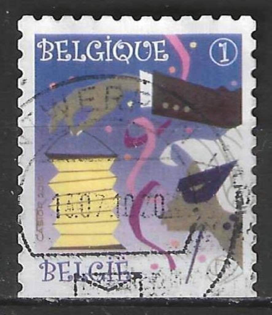 Belgie 2010 - Yvert 4020 /OBP 4039a - Feestzegel (ST), Verzenden, Gestempeld, Gestempeld